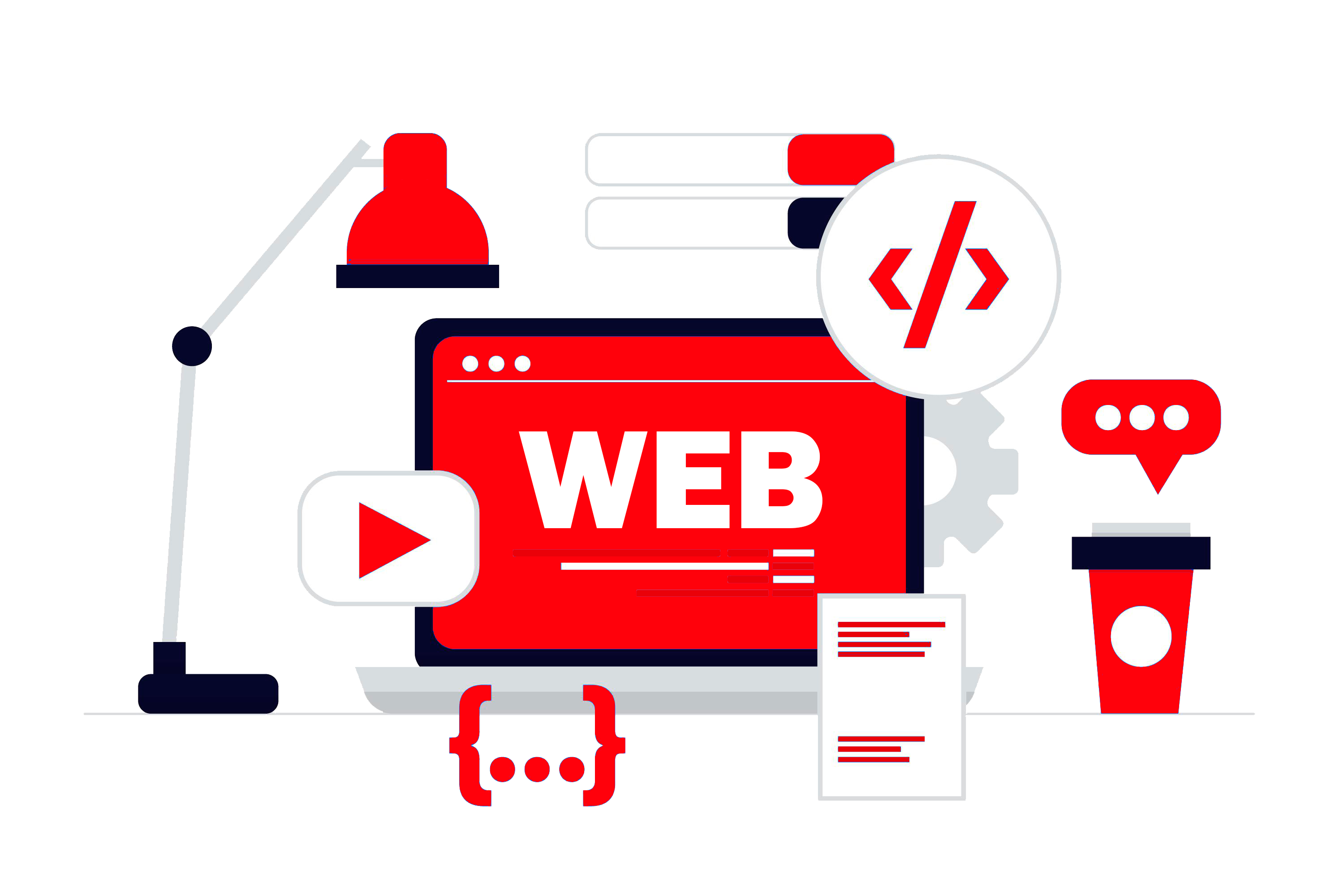 Web Development Illustration